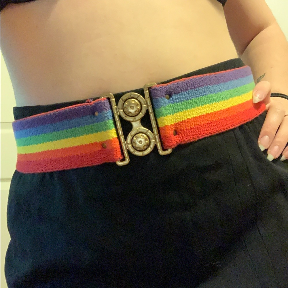 Vintage rainbow belt